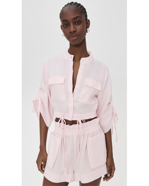 Hevron Pink Eva Top