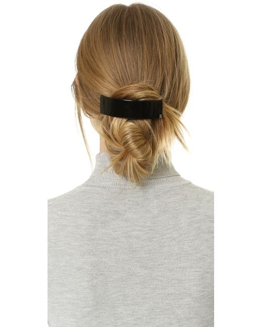 Alexandre de paris Thick Hair Clip in Brown Lyst