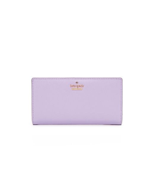 kate spade new york Purple Stacy Snap Wallet
