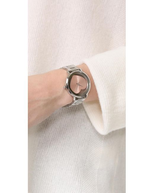 Michael Kors Jaryn Heart Watch in Metallic | Lyst display picture 3