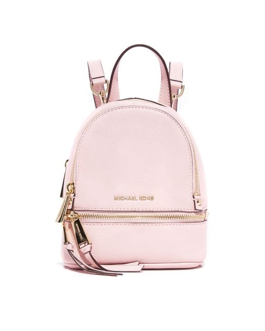 MICHAEL Michael Kors Pink Rhea Mini Backpack