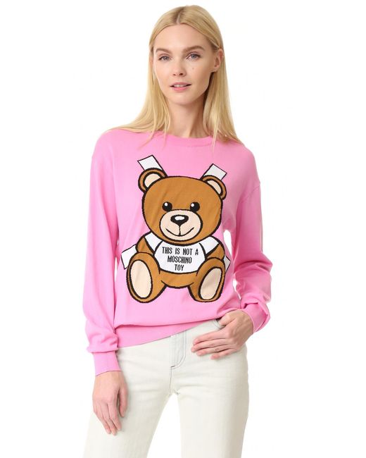 Moschino Pink Not A Toy Sweater