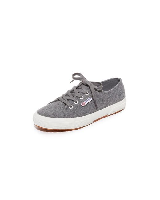 Superga Gray 2750 Wool Sneakers