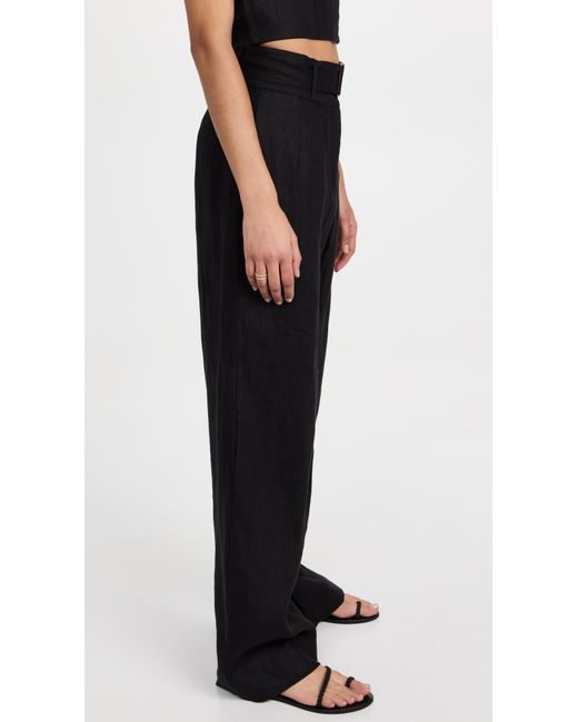 Hevron Black Alina Pants