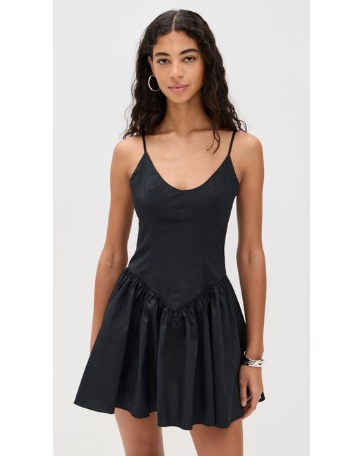 black stern mini dress staud STAUD | Dresses | New Staud Stern Cutout Back Mini Dress Black Small 275