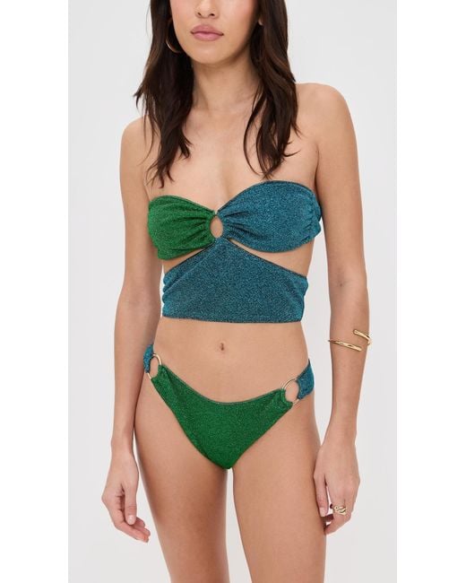 Oseree Green Lumiere Bicolor Bandeau Set