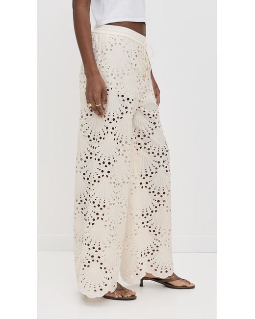 Kivari White Piper Pants