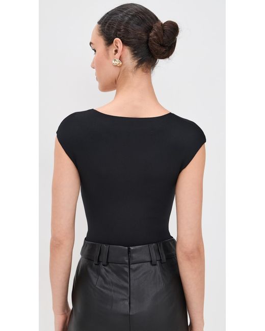 Commando Black Neoprene Bodysuit