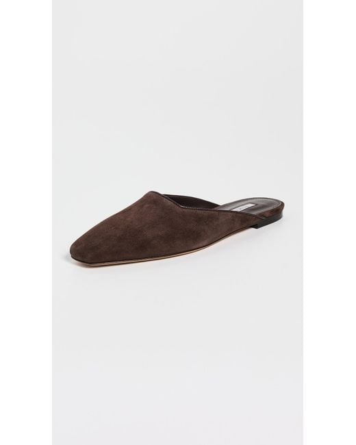 Emme Parsons Black Flat Mules
