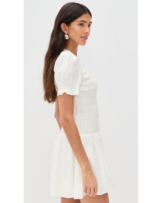 Reformation White Leannah Dress