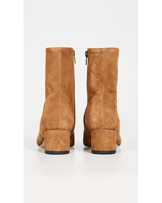 Staud White Aimee Short Boots