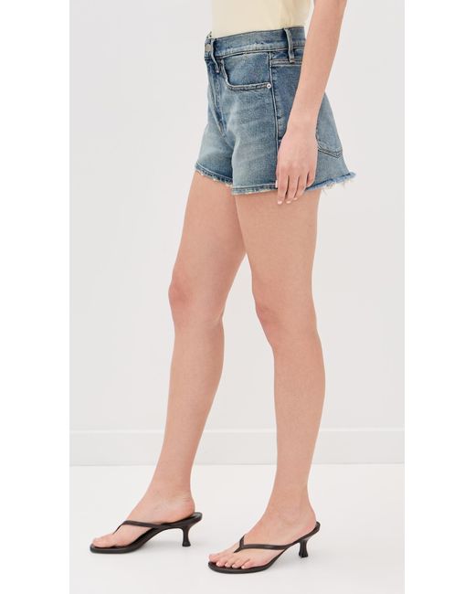GOOD AMERICAN Blue Good '90S Shorts