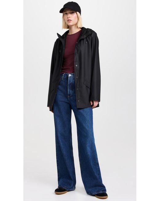 Rains Black Rain Jacket