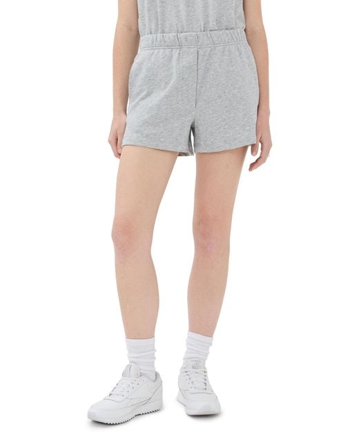 Tibi Multicolor Light Weight Sweatshirting Short Shorts