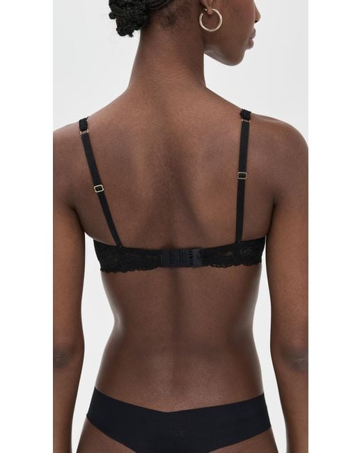 Commando Black Double Take Lace Bralette