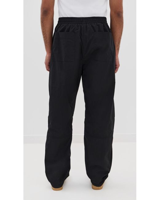 J.W. Anderson Black Panelled Joggers for men