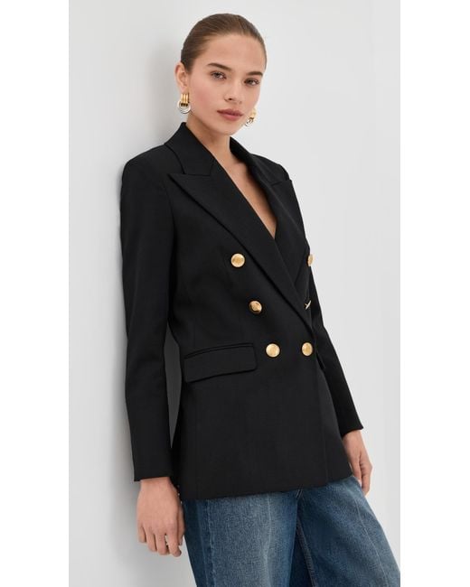 Veronica Beard Black Rhys Dickey Jacket