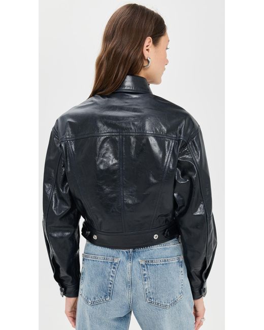 IRO Black Thelio Jacket