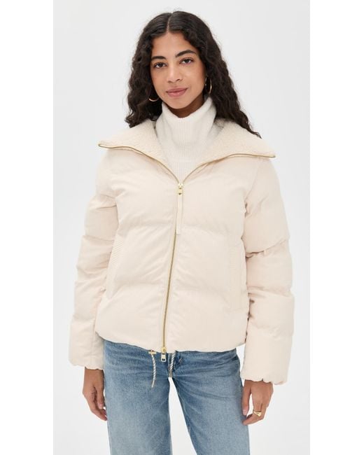 Varley Natural Brackley Cord Puffer Jacket