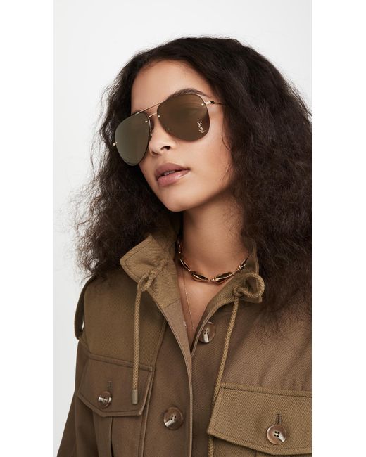 saint laurent aviators