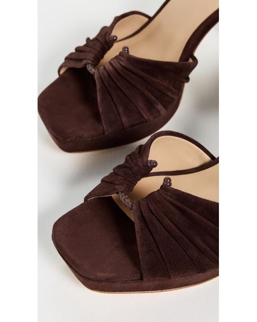 Badgley Mischka Black Veda Platforms