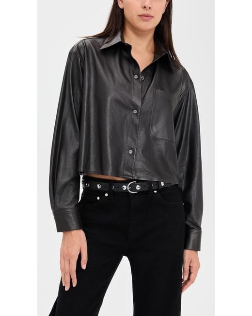 Rag & Bone Black Brynn Belt