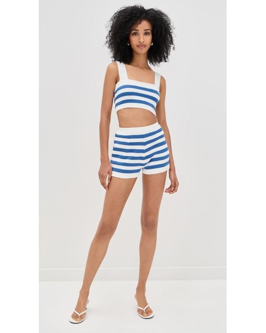 Posse Blue Ari Crop Top