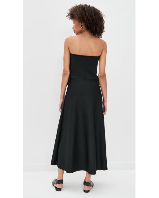 House of Dagmar Black Sculpted Tube Dress