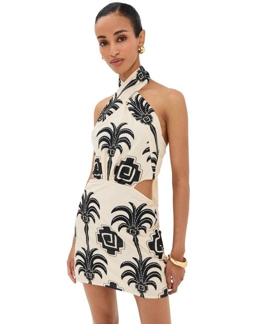 Johanna Ortiz Pintaderas Mini Dress in White | Lyst