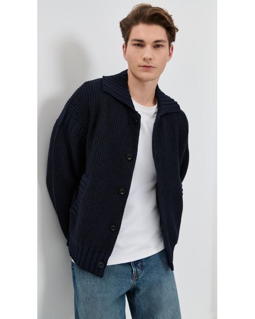 Alex Mill Blue Casey Cardigan Jacket for men