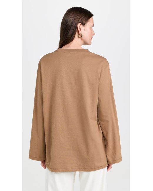 By Malene Birger Natural Fayeh Long Sleeve Tee