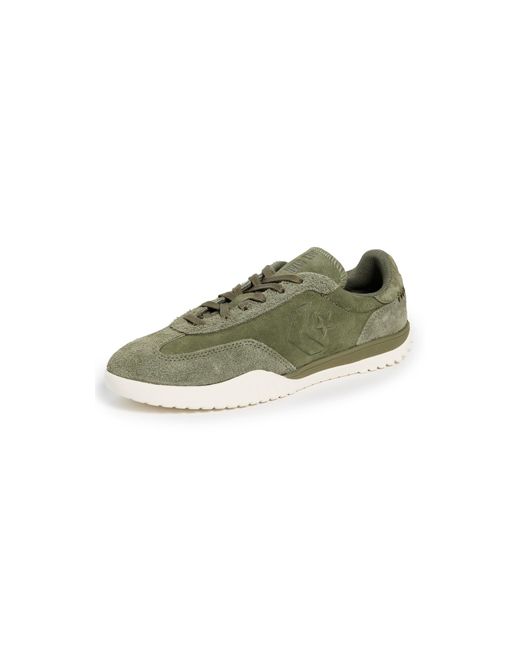Converse Green Run Star Trainer Colorful Suede Sneakers
