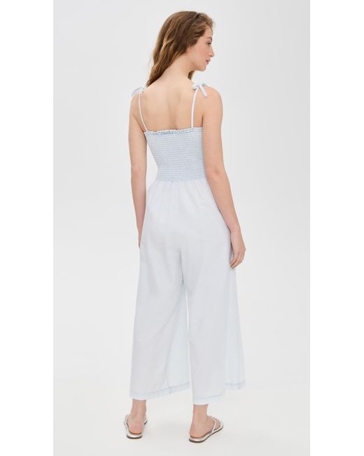 Splendid White Stripe Jumpsuit