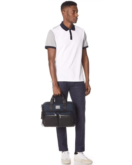 Albany slim top commuter brief