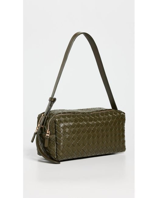 Elleme Trousse Woven Leather Shoulder Bag in Green | Lyst