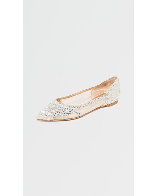 badgley mischka gigi flats