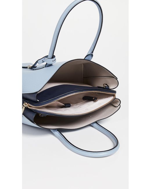 Kate Spade Margaux Medium Satchel in Blue | Lyst