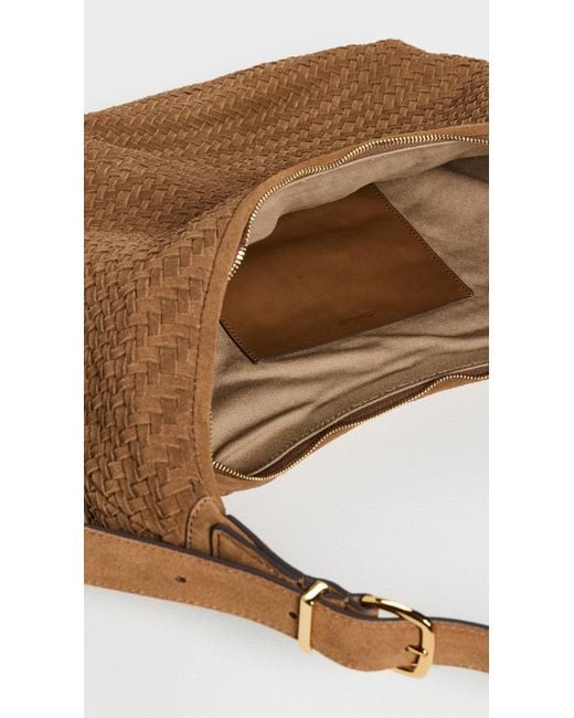 Madewell Brown Essentials Curve Shoulder Bag
