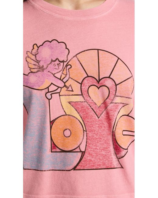Mother Pink Other The Grab Bag Crop Tee Ove Cupid