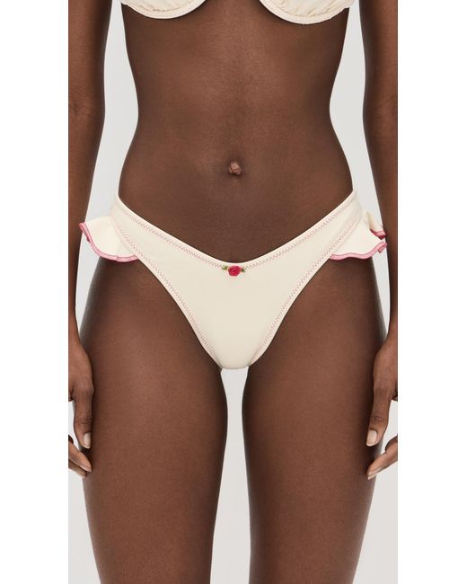 Montce Brown Binded Kelly Bikini Bottoms