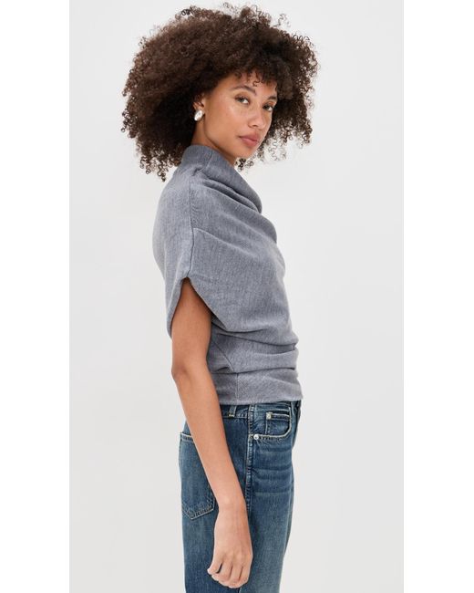 Staud Blue Mabel Sweater