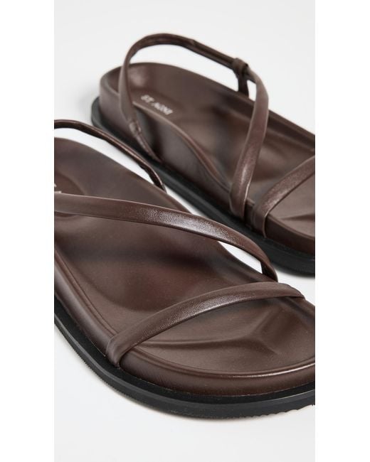 St. Agni Brown Twist Sandals