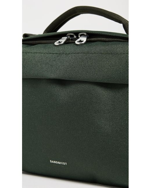 Sandqvist Green Go Crossbody Bag for men