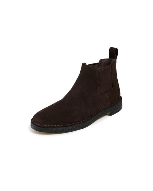 Clarks Black Desert Chelsea Boots for men