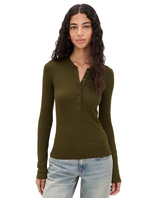 Cotton Citizen Black Verona Henley