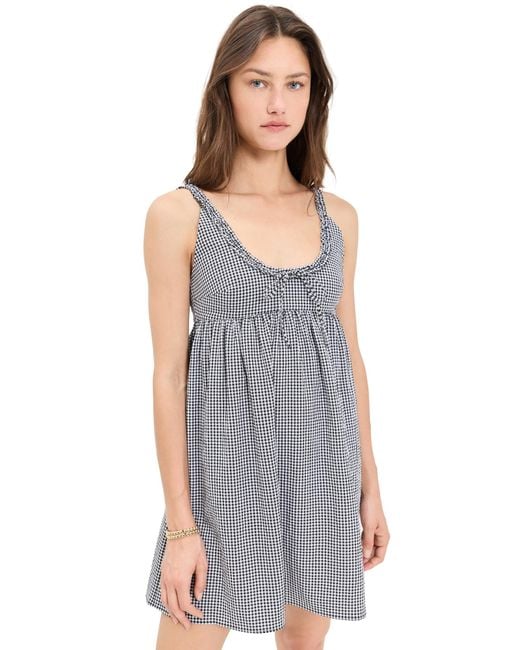 Solid & Striped Gray The Cassidy Dress