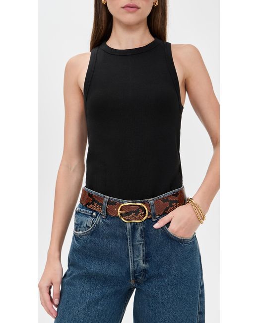 B-Low The Belt Brown Kyra Python Belt