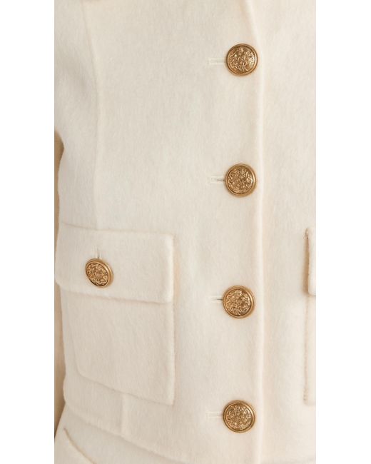 LoveShackFancy Natural Lettie Jacket