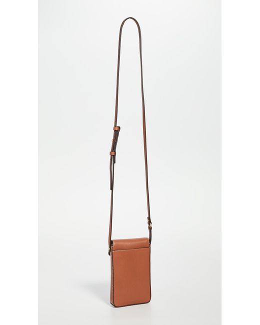 tory burch miller leather smartphone crossbody