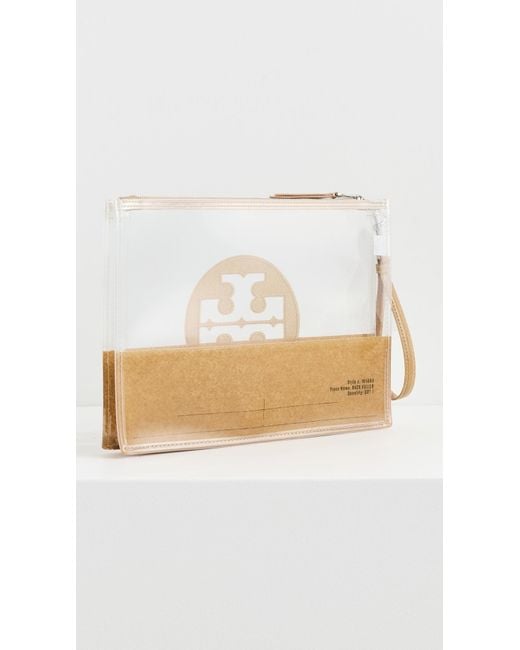 Tory Burch White Ella Pouch